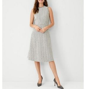 J. Crew Tweed Sleeveless Sheath Dress